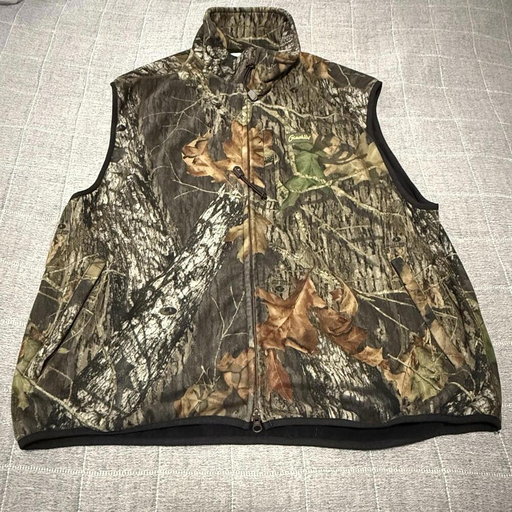 Gamehide Hunting Vest X-Large Brown Camouflage Mossy Oak